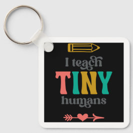 私は教え小さな人間 キーホルダー
