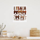 私は教え弓 ポスター (キッチン)