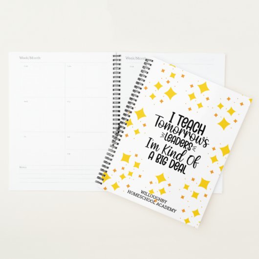 私は教え明日の指導者たち私は大きな問題の種である プランナー手帳 (ディスプレー)