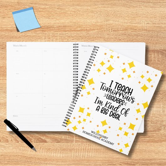 私は教え明日の指導者たち私は大きな問題の種である プランナー手帳