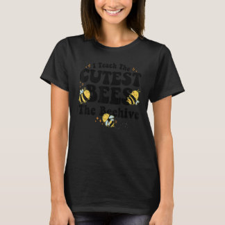 私は教え蜂の巣の中で最も可愛いCute Teache Tシャツ