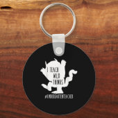 私は教え野生事幼稚園先生 キーホルダー (正面)