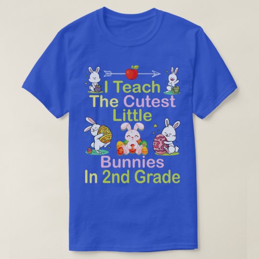 私は教え2年生のHapで最も可愛いバンニー Tシャツ (デザイン正面)