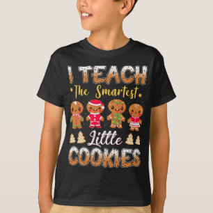 私は教えCookies Gingerbreadの頭が切れるクリスマス先生 Tシャツ