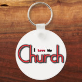 私は教会が大好き キーホルダー (正面)