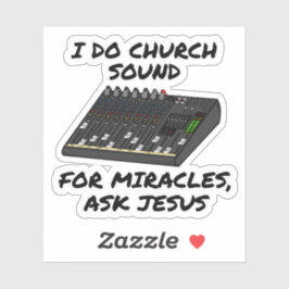 私は教会の音を奇跡の頼イエス、教会 シール