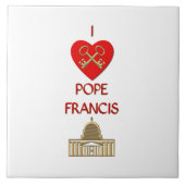 私は教皇フランシスが大好き タイル (正面)