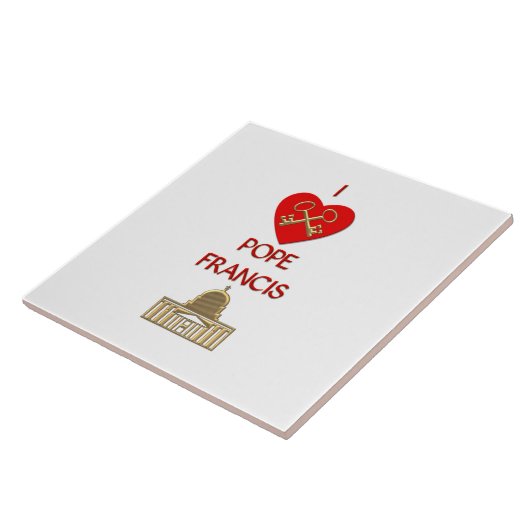 私は教皇フランシスが大好き タイル (側面)