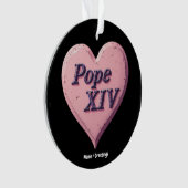 私は教皇レオ14世が大好き私たちの父賛美生き オーナメント (正面)