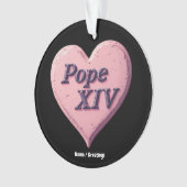 私は教皇レオ14世が大好き私たちの父賛美生き オーナメント (正面)