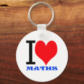 私は数学が大好きだ キーホルダー (正面)