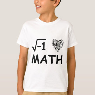 私は数学が大好きだ Tシャツ