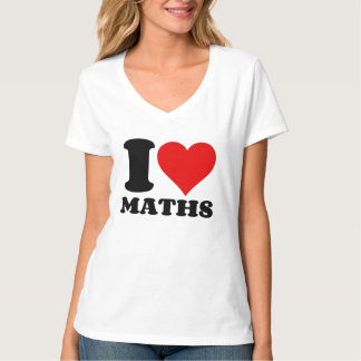 私は数学が大好きだ Tシャツ