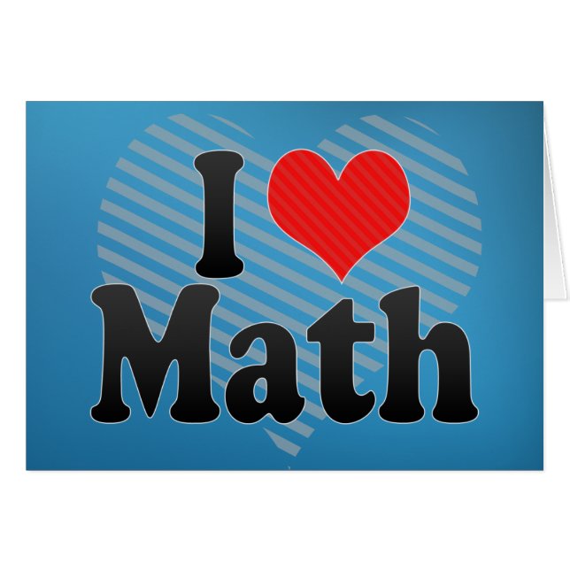 私は数学が大好き (正面横)