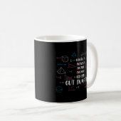 私は数学が得意だ コーヒーマグカップ (正面右)