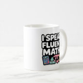 私は数学が得意です - かわいい数学の先生 コーヒーマグカップ (正面右)