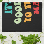 私は数学が良い日教えだ キッチンタオル (折り畳み)