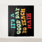 私は数学が良い日教えだ タペストリー (正面)