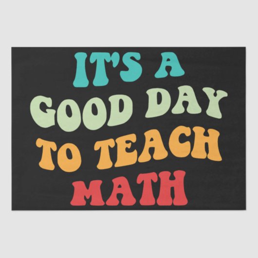 私は数学が良い日教えだ 薄葉紙 (正面)