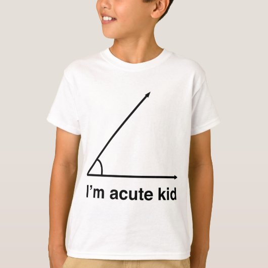 私は数学のオタクのための激しい子供です Tシャツ (正面)