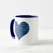 私は数学のマグが大好きだ マグカップ (正面左)