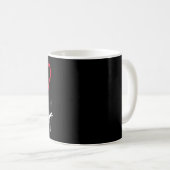私は数学のマグを愛します コーヒーマグカップ (正面右)