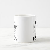 私は数学の先生で問題がある コーヒーマグカップ (中央)