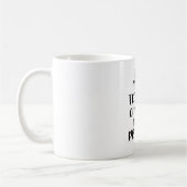 私は数学の先生で問題がある コーヒーマグカップ (左)