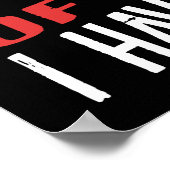 私は数学の先生で、もちろん問題がある ポスター (角)