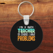 私は数学の先生 キーホルダー (正面)