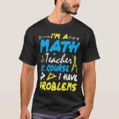 私は数学の先生 Tシャツ (正面)
