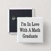 私は数学の卒業生が大好きだ 缶バッジ (正面&裏面)