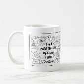 私は数学の教師です当然私が問題を有する コーヒーマグカップ (左)