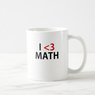 私は数学を愛します コーヒーマグカップ