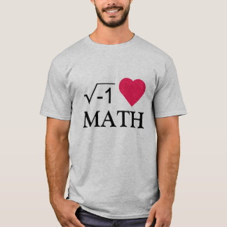 私は数学を愛します Tシャツ