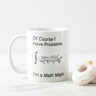 私は数学専攻の コーヒーマグカップ