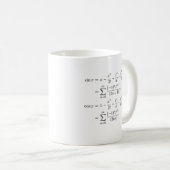 私は数学専攻の コーヒーマグカップ (正面右)