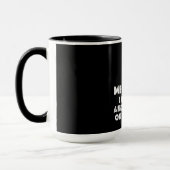 私は整備士おもしろい引用文 マグカップ (左)