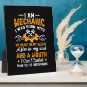 私は整備士です フォトプラーク (側面)