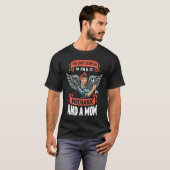私は整備士で母なので怖くない 自動車 Tシャツ (正面フル)