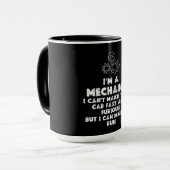私は整備士 おもしろい マグカップ (正面左)