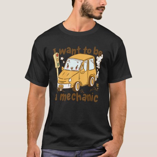 私は整備士 Tシャツ (正面)