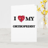 私は整形外科医が大好きだ カード (黄色い花)