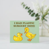 私は整形手術を受けた ポストカード (スタンド正面)