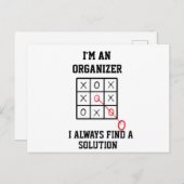 私は整理のプロ いつだって解決策は見つかる ポストカード (正面/裏面)