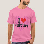 私は文化が大好き Tシャツ (正面)