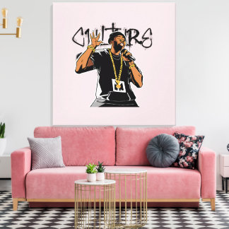 私は文化の感じもの キャンバスプリント