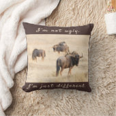 私は文字で醜い荒涼とした写真ではない クッション (ブランケット)