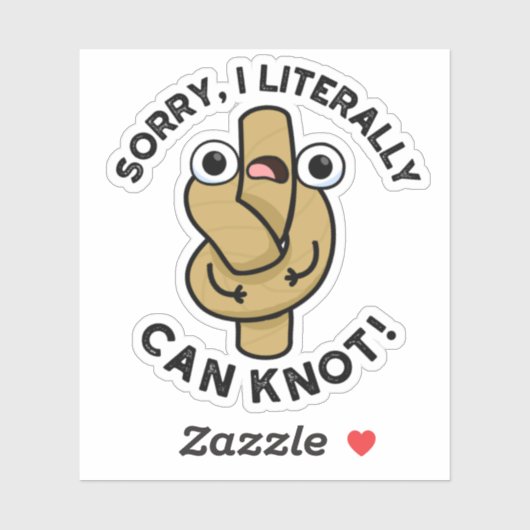 私は文字通りロープおもしろいのパンを結ぶ シール (シート)