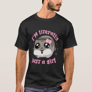 私は文字通り女の子の悲しいハムスターミームcoquett tシャツ